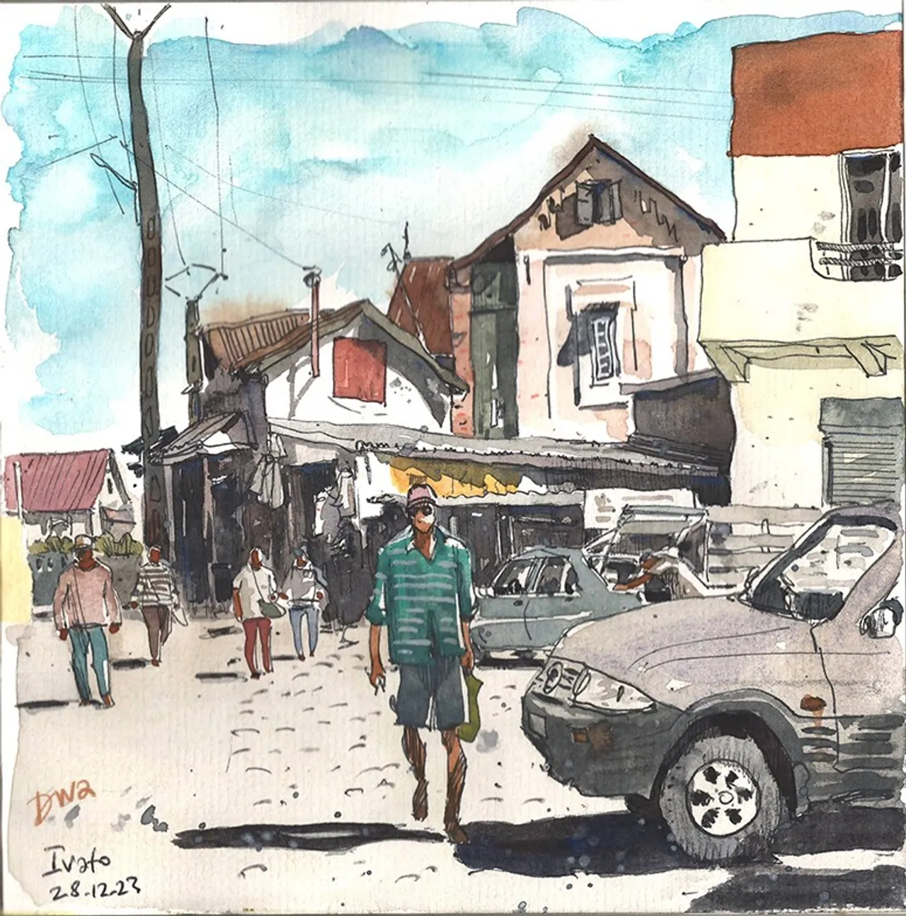 Dwa : un crayon, du papier et un talent naturel pour dessiner Madagascar